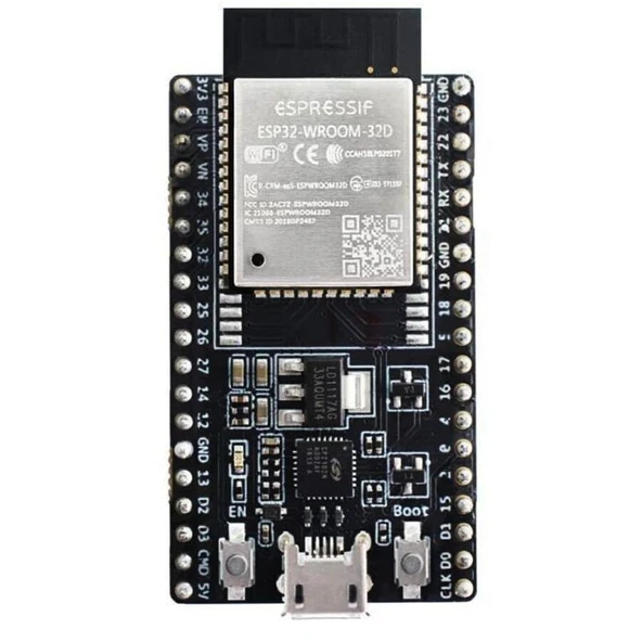 ESP32-WROOM-32D Wifi Bluetooth Geliştirme Modülü
