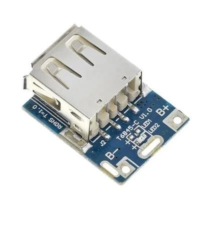 Tekli Powerbank Modülü Gerilim Yükseltici - Resim 2