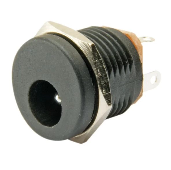 DC Jak 2.1mm Somunlu 12mm