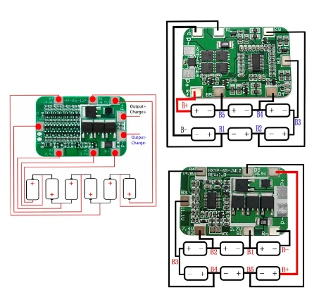 6S 12A BMS 18650 Lityum Pil Şarj Koruma Devresi - Resim 2
