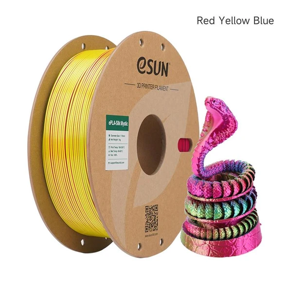 Esun Pla Silk Mystic Üç Renk Parlak Filament