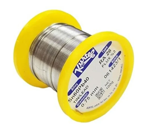 Kurtel Lehim Teli 1.2mm 5 Kanallı 60/40 100Gr
