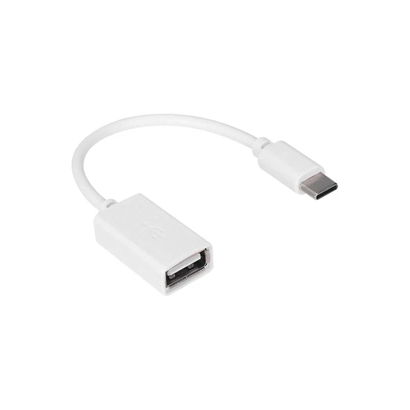 Hytech HY-X112 Beyaz USB F to Type C M OTG Çevirici