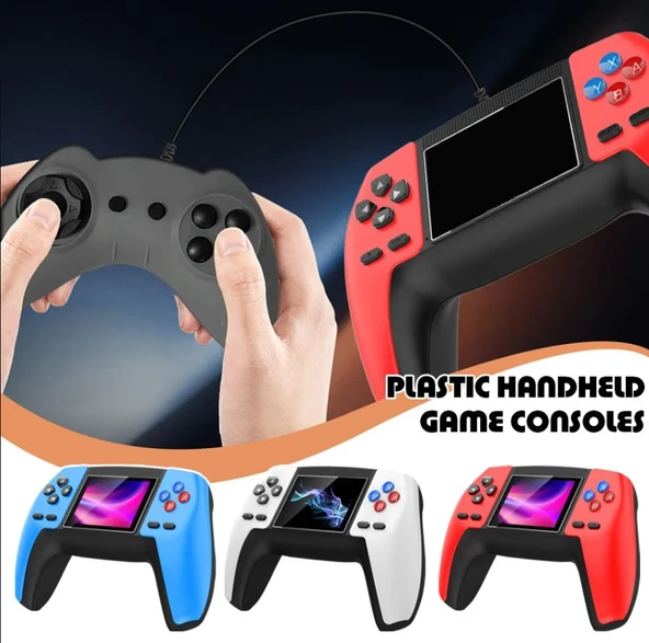 P5     Kırmızı  520 Oyunlu Mini Atari Gamebox Oyun Konsolu Atari Nintendo Gaming Kablosuz Game - 5