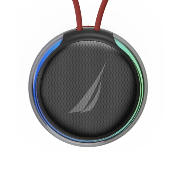 Nautica S140 LED Işıklı Taşınabilir Bluetooth Speaker Hoparlör Ses Bombası 1200Mah Siyah - 2