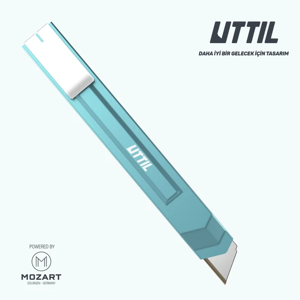 UTTIL PTUK08-EX Cep Tipi Extreme Model 18 mm Metal Maket Bıçağı - 3