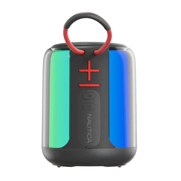 Nautica S140 LED Işıklı Taşınabilir Bluetooth Speaker Hoparlör Ses Bombası 1200Mah Siyah - 4