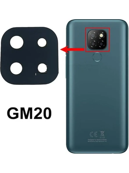 General Mobile GM20 Ile Uyumlu Kamera Camı
