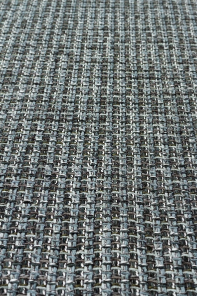 Eko Brooklyn Hasır Görünümlü Kaymaz Dokuma Modern Yuvarlak Kilim BRK01 Antrasit - 2