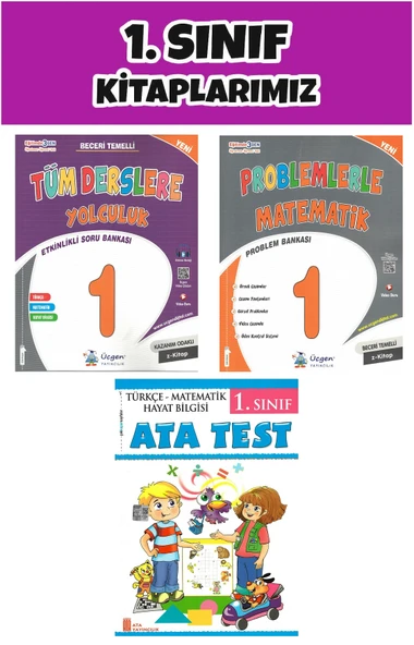 Üçgen 1.Sınıf 2.Dönem Tüm Derslere Yolculuk-Problemlerle Matematik-Ata Test