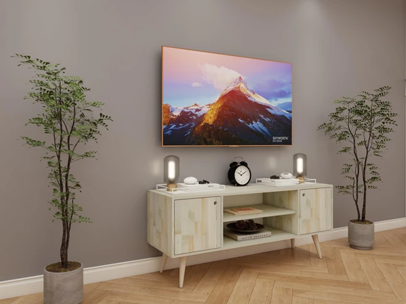 Nehir Ahşap Ladin Tv Ünitesi - 2