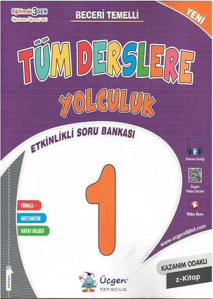 Üçgen 1.Sınıf 2.Dönem Tüm Derslere Yolculuk-Problemlerle Matematik-Gıcır Soru Bankası - Resim 2