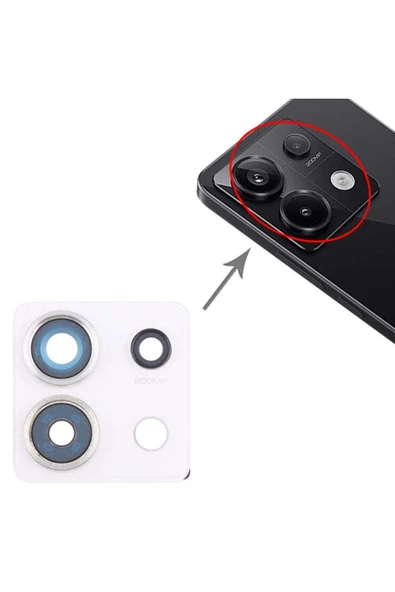 Xiaomi Uyumlu Redmi Note 13 Pro 5G Kamera Lensi Cam Full 2312DRA50G - Resim 3