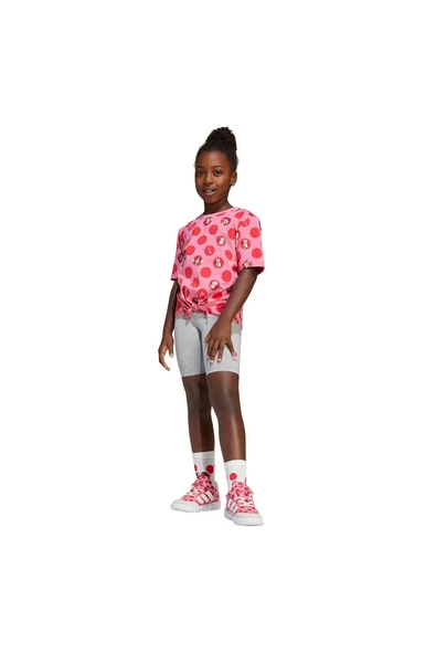adidas Çocuk  Pembe  Eşofman LG DY MI T SET JF3646 - 4