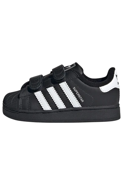 adidas Siyah Bebek   Sneaker SUPERSTAR II CF I JI3991 - Resim 12
