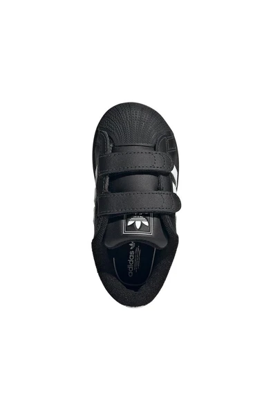 adidas Siyah Bebek   Sneaker SUPERSTAR II CF I JI3991 - Resim 3