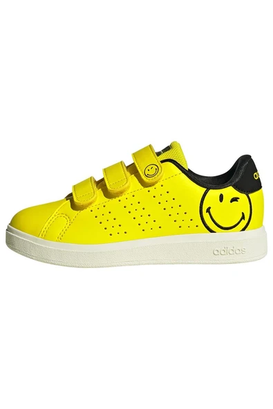 adidas Çocuk  Sarı  Yürüyüş Ayakkabısı ADVANTAGE SMILEY CF C IH6252 - 12