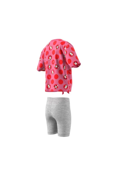 adidas Çocuk  Pembe  Eşofman LG DY MI T SET JF3646 - 12