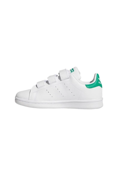 adidas Beyaz Unisex Çocuk   Sneaker STAN SMITH CF C JH7439 - Resim 5