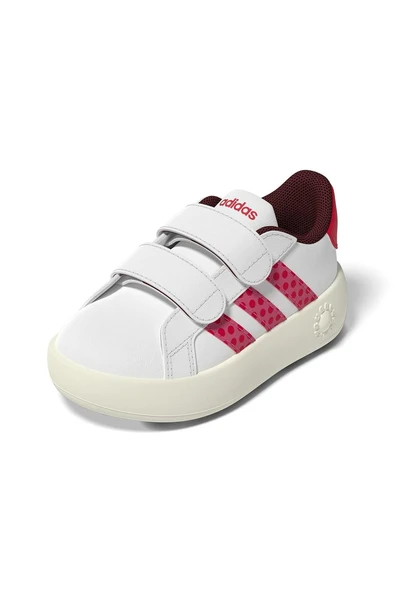 adidas Bebek  Beyaz  Yürüyüş Ayakkabısı GRAND COURT MINNIE CF I IH6309 - Resim 11