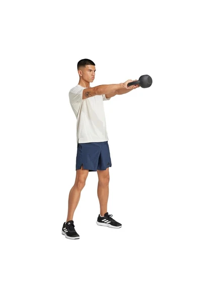 adidas Erkek  Mavi  Şort D4T SHORT JI8137 - Resim 5