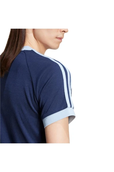 adidas Erkek  Mavi  T-shirt CALI TEE JC6362 - 5