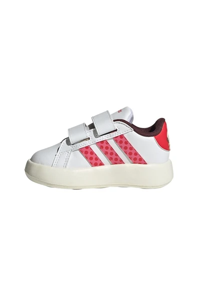 adidas Bebek  Beyaz  Yürüyüş Ayakkabısı GRAND COURT MINNIE CF I IH6309 - Resim 5