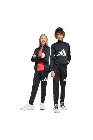 adidas Unisex Çocuk  Siyah  Eşofman J BL TR TS 205 JE1399 - 7