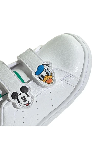 adidas Beyaz Bebek   Sneaker STAN SMITH CF I JH7440 - Resim 8