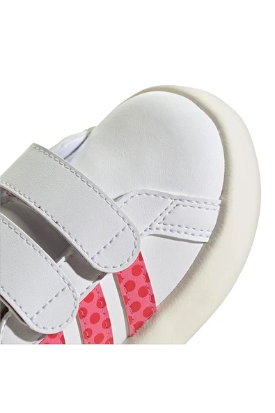 adidas Bebek  Beyaz  Yürüyüş Ayakkabısı GRAND COURT MINNIE CF I IH6309 - Resim 8