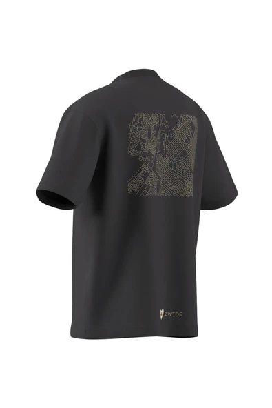 adidas Erkek  Siyah  T-shirt GRAPHIC TEE JD5827 - 12