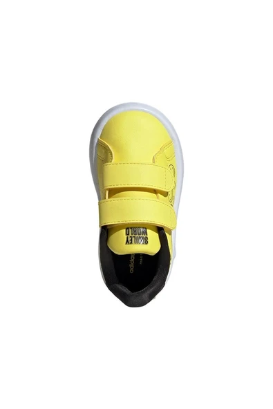 adidas Bebek  Sarı  Yürüyüş Ayakkabısı ADVANTAGE SMILEY CF I JI0501 - Resim 3