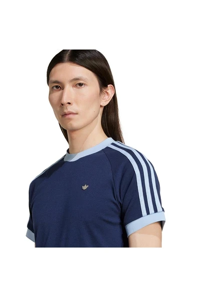 adidas Erkek  Mavi  T-shirt CALI TEE JC6362 - 6