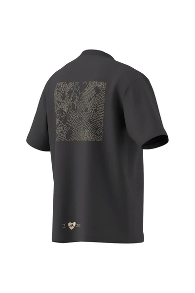 adidas Erkek  Siyah  T-shirt GRAPHIC TEE JD5827 - 10