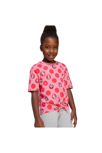 adidas Çocuk  Pembe  Eşofman LG DY MI T SET JF3646 - 8