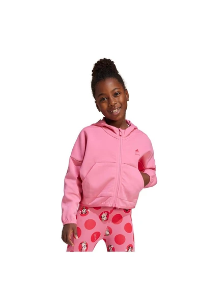 adidas Çocuk  Pembe  Ceket LG DY MI TT JF3649 - 3