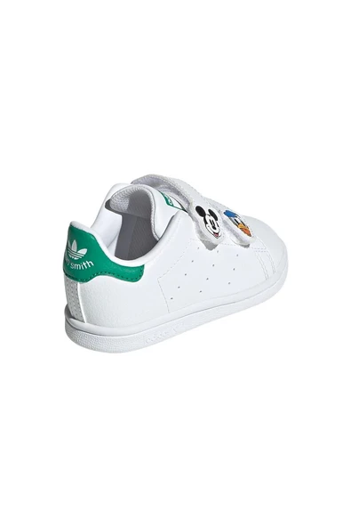 adidas Beyaz Bebek   Sneaker STAN SMITH CF I JH7440 - Resim 7
