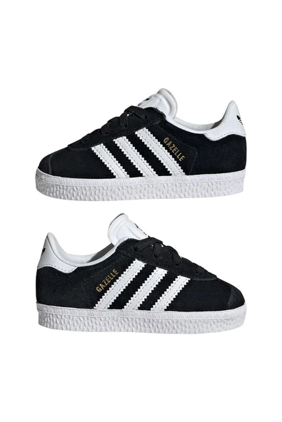 adidas Bebek  Siyah  Sneaker GAZELLE CF EL I IH0338 - Resim 11