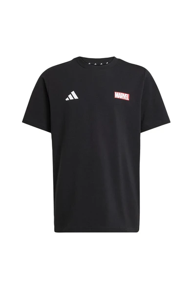 adidas Unisex Çocuk  Siyah  T-shirt J MRVL SM GFX T JF3638 - Resim 9