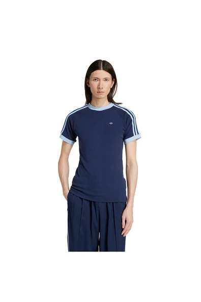 adidas Erkek  Mavi  T-shirt CALI TEE JC6362 - 2