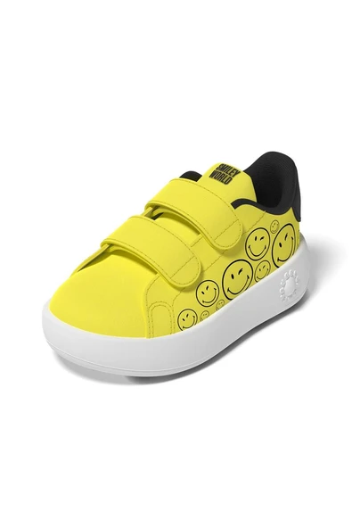 adidas Bebek  Sarı  Yürüyüş Ayakkabısı ADVANTAGE SMILEY CF I JI0501 - Resim 11