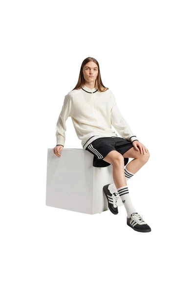 adidas Erkek  Siyah  Şort 3 STRIPE SHORT JC6363 - 5
