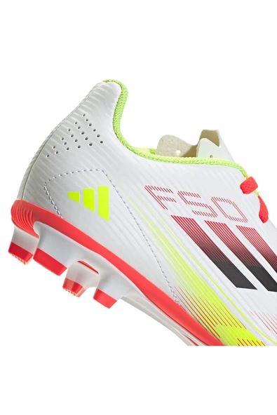 adidas Beyaz Çocuk   Krampon F50 CLUB FG/MG J IE1309 - Resim 5