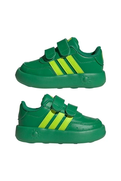 adidas Bebek  Yeşil  Yürüyüş Ayakkabısı BREAKNET Monsters inc CF I JH9234 - Resim 11