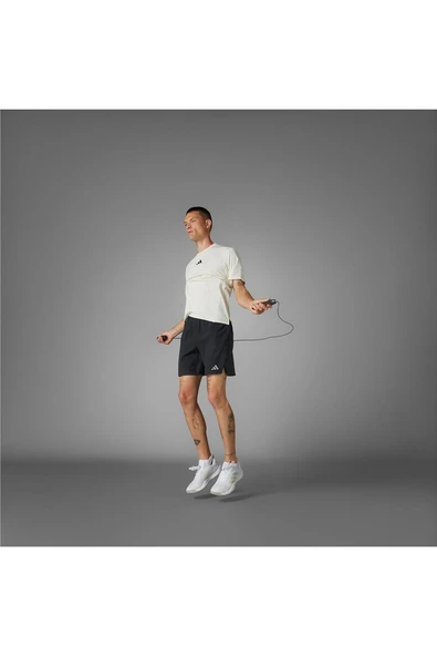 adidas Erkek  Beyaz  T-shirt D4T INT. TEE JE5746 - Resim 7