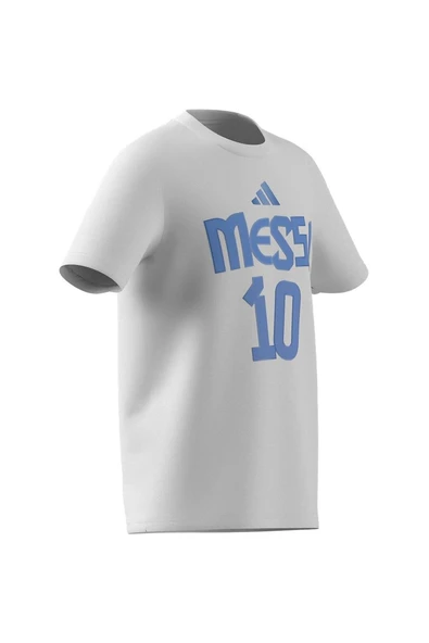 adidas Çocuk  Beyaz  T-shirt Y MESSI N&N G T JJ1416 - 8