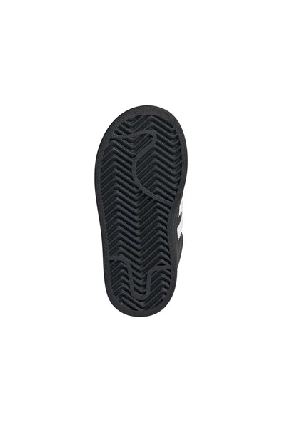 adidas Siyah Bebek   Sneaker SUPERSTAR II CF I JI3991 - Resim 4