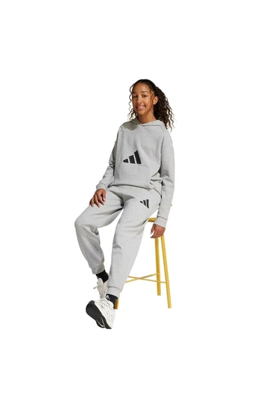 adidas Unisex Çocuk  Gri  Eşofman Altı J FI LOGO PT JC7565 - 1