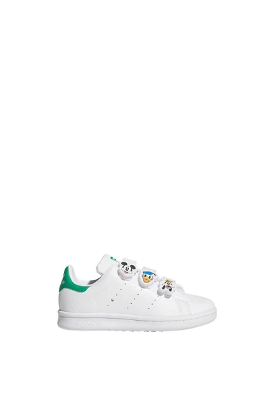 adidas Beyaz Unisex Çocuk   Sneaker STAN SMITH CF C JH7439 - Resim 2