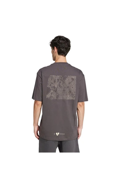 adidas Erkek  Siyah  T-shirt GRAPHIC TEE JD5827 - 3